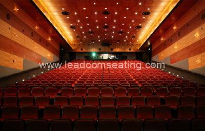 leadcom seating auditorium seating installation Reehors Theatre