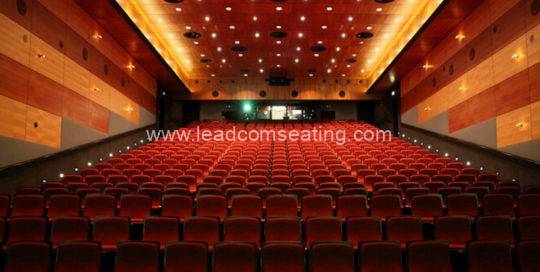 leadcom seating auditorium seating installation Reehors Theatre