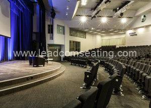 leadcom seating auditorium seating installation Wesley Theatre 2